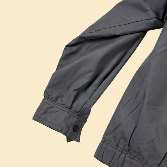 1970s size M bomber windbreaker jacket by West Coast Ways, vintage grey jacket - Picture 8 of 10